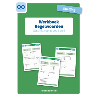 Afbeelding van regelwoorden voor groep 3 en 4 Werkboek