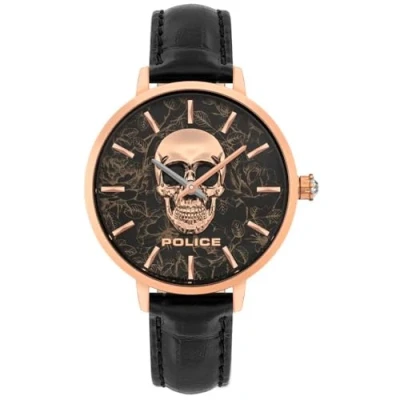 Afbeelding van Police Analog Quarz Horloge Rose goldcoloured, Dames, Maat: One Size, gold coloured