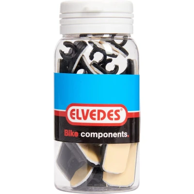 Afbeelding van Elvedes Kabelgeleiders Zwart 20 Stuks