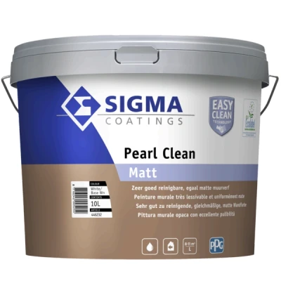 Afbeelding van Sigma Sigmapearl Clean Matt 10 liter Muurverf voor binnen