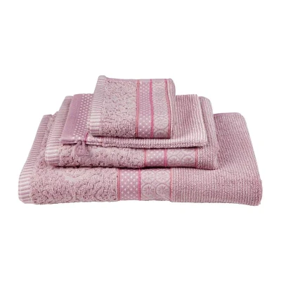 Afbeelding van Pip Studio Soft Zellige Handdoek 55x100 cm Set van 3 Lila