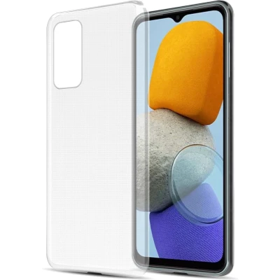 Afbeelding van Cadorabo Hoesje geschikt voor Samsung Galaxy M23 5G in VOLLEDIG TRANSPARANT Beschermhoes gemaakt van flexibel TPU Silicone Case Cover