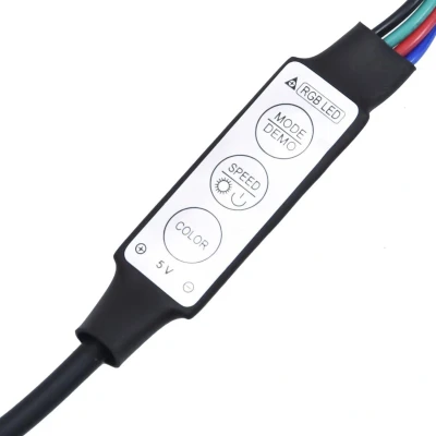 Afbeelding van Tv meubel met LED verlichting 135x39x30 cm wit
