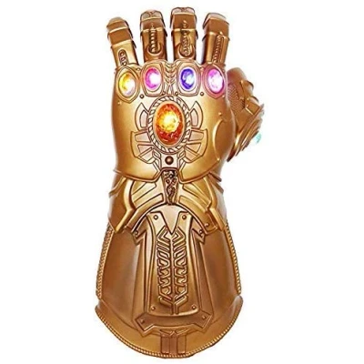 Afbeelding van UrMsun Iron Man Infinity Gauntlet voor kinderen met 2 reservebatterijen, Glove LED stenen