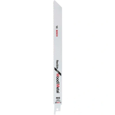 Afbeelding van Bosch Accessories 2609256709 Reciprozaagblad bimetaal, S 1122 HF Zaagbladlengte 228 mm 2 stuk(s)