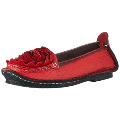 Afbeelding van LAURA VITA Viviane, Flat Ballet voor dames, Rood