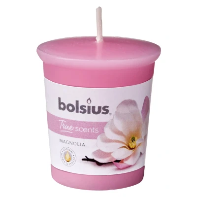 Afbeelding van Votive 53/45 rond True Scents Magnolia Bolsius