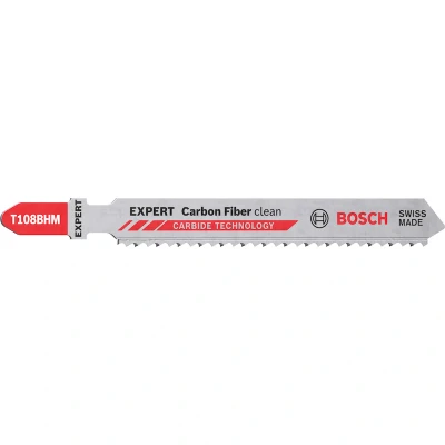 Image de BOSCH 2608900565 lame de scie sauteuse T 108 BHM Expert Carbon Fiber Clean (3 pcs)