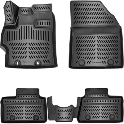 Afbeelding van ELMASLINE 3D Rubberen mat voor Toyota AYGO X 2022 2024, extra hoge rand, accessoires vloermatten