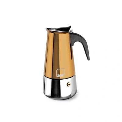Afbeelding van IBILI Moca Cupra Express koffiezetapparaat, 2 kopjes, 100 ml, roestvrij staal, geschikt voor inductie