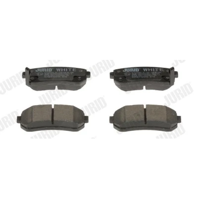Afbeelding van Jurid 572590JC Remblokkenset White Low Dust Keramiek Met akoestische slijtagewaarschuwing KIA: cee‘d I Hatchback, Estate