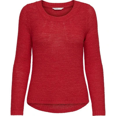 Afbeelding van ONLY Onlgeena Trui, Dames, Maat: Large, Flame scarlet