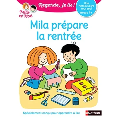 Afbeelding van Mila prépare la rentrée: Niveau 1 +