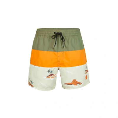 Afbeelding van O&#039;Neill Cali Block &quot;15 Swim Short heren Wit, Geel, Groen M