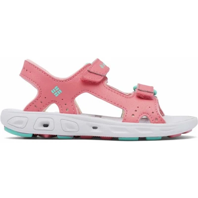 Afbeelding van Columbia Techsun VENT Unisex Outdoorsandalen voor kinderen, Maat: 27, Wild salmon/dolphin Hoogwaardig imitatieleer