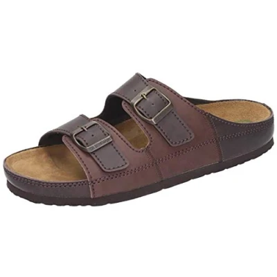 Afbeelding van Dr. Brinkmann herenslippers, Bruin