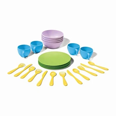 Afbeelding van Nieuw Poppenservies Eetservies Van Green Toys
