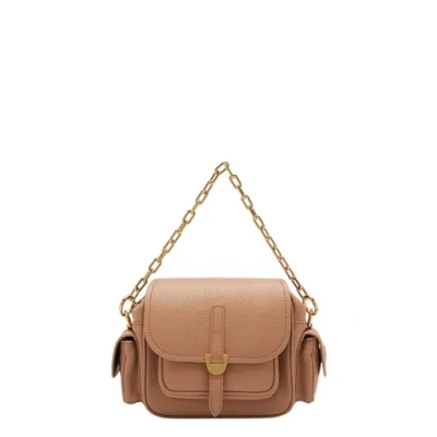 Afbeelding van Coccinelle Campus Handtas, Dames, Maat: One Size, Skin