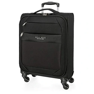 Afbeelding van Roll Road Royce handbagage koffer, zwart., Cabinekoffer