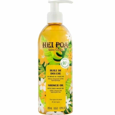 Afbeelding van Hei Poa Tahitiaanse Monoï Douche Olie AO 250 ml