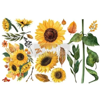 Afbeelding van Mini Transfer &quot;Sunflower Afternoon&quot; by Redesign with Prima