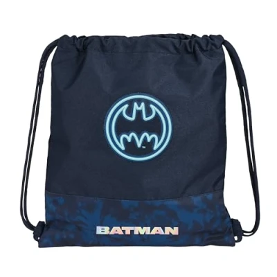 Afbeelding van Rugtas met Koordjes Batman Legendary Marineblauw 35 x 40 1 cm