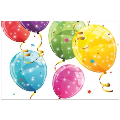 Afbeelding van Procos Tafelkleed Ballonnen Junior 180 X 120 Cm