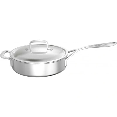 Afbeelding van Demeyere Intense 5 Lage Sauteuse 24 Cm Met Dubbelwandig Deksel