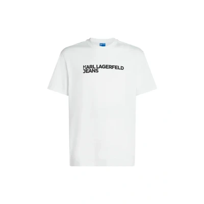 Afbeelding van Karl Lagerfeld Jeans Essential TEE Tshirt print, Heren, Maat: XXL, White