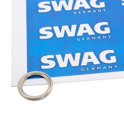 Afbeelding van SWAG 30 93 9733 Olie Aftapplug Dichting Aluminium, Staal VOLKSWAGEN: GOLF 7, 6, Tiguan II, AUDI: Q5, A4 B8 Avant, A1 Sportback