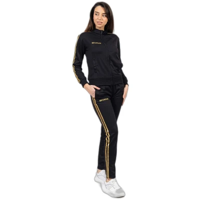 Afbeelding van givova Tuta Revolution Summer Donna Sportset, uniseks, Zwart/Goud