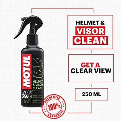 Image de Nettoyant exterieur casque motul m1 helmet &amp; visor clean (pulverisateur 250 ml)