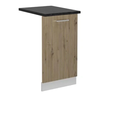 Afbeelding van Vicco Panneau de lave vaisselle R Line en chêne artisanal, 45 cm, AP anthracite