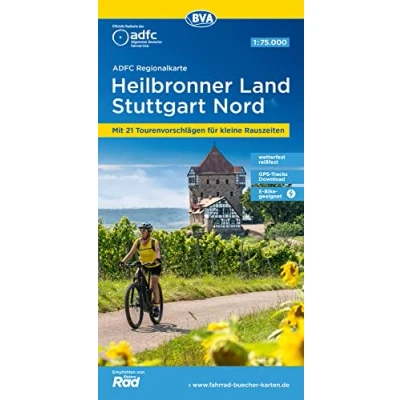 Afbeelding van Regionalkarte Heilbronner Land Stuttgart Nord cycling map