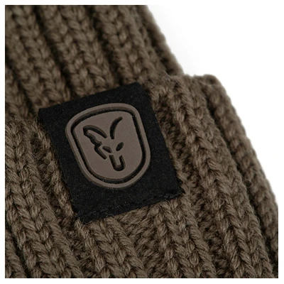 Afbeelding van Fox Heavy Knit Bobble Olive Vismuts