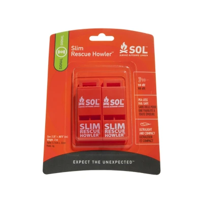 Afbeelding van Bushpappa SOL Signaalfluit Slim Rescue Howler 2 St