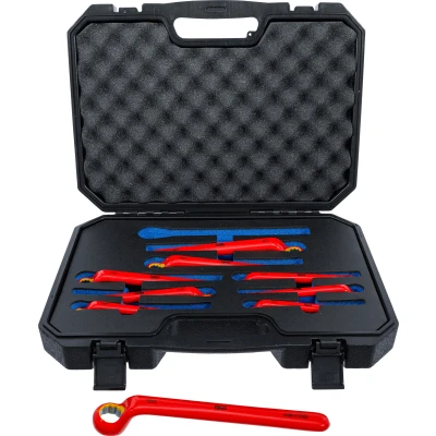 Afbeelding van BGS VDE ringsleutel set diep gebogen 10 24 mm 9 delig