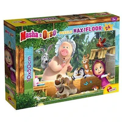 Afbeelding van Masha vloerpuzzel 24 stukjes mooie