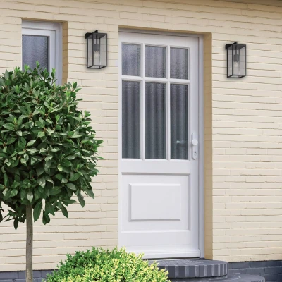 Afbeelding van Buitenwandlamp 5072 lantaarn in grafiet