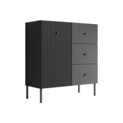 Afbeelding van Meubella Dressoir Vermont Antraciet 90 cm