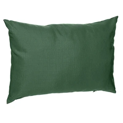 Afbeelding van Bank/sier/tuin kussens voor binnen en buiten olijf groen 30 x 50 10 cm Water UV bestendig