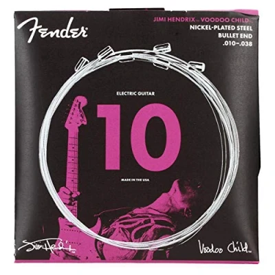 Afbeelding van Fender Jimi Hendrix Voodoo Child NPS Bullet End Strings 010 038 Elektrische gitaarsnaren