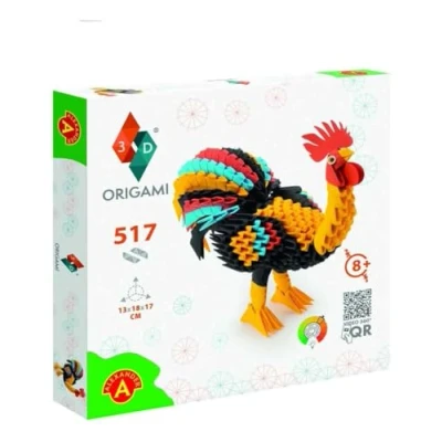 Afbeelding van Alexander Speelgoed ORIGAMI 3D Haan 517st