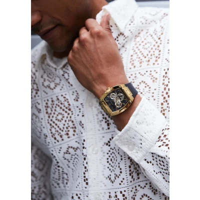 Afbeelding van Guess MENS Trend Chronograaf, Heren, Maat: One Size, Black