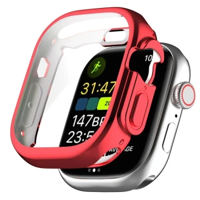 Afbeelding van Apple Watch Ultra TPU case Volledig beschermd Rood Geschikt voor 49mm (Ultra)