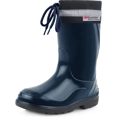 Afbeelding van Ladeheid LA LMG 939 Oli Dames Regenlaarzen Rubber Hoog PVC Waterdicht Donkerblauw 25
