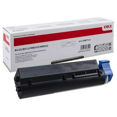 Image de OKI B512dn 45807111 toner extra haute capacité (d&#039;origine) noir