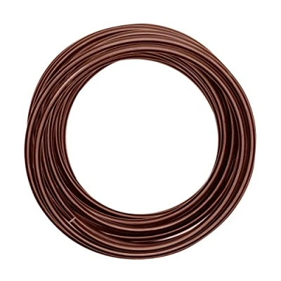 Afbeelding van Vaessen Creative Aluminium Draad 5mm 10m Chocolade