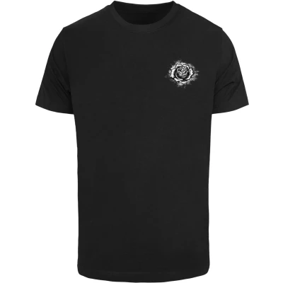 Afbeelding van Mister Tee Rosary MARY Tshirt print, Heren, Maat: Medium, Black