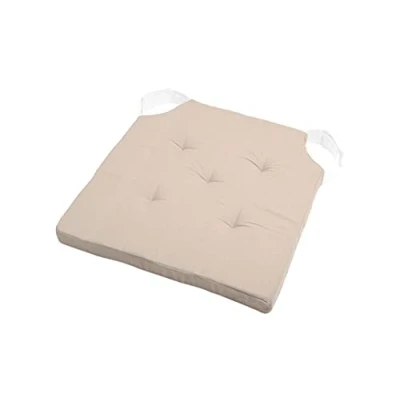 Afbeelding van Lovely Casa CU1490017GAL V Duo zitkussen met klittenbandsluiting, katoen, linnen/ecru, 38 x cm